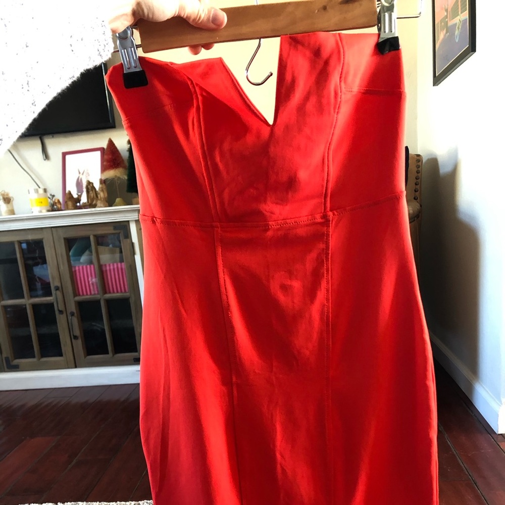 David Lerner Mini Tube Dress in Poppy